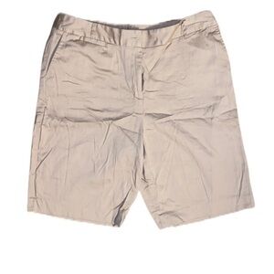 Ninety women’s shorts tan color size 12 cotton and spandex